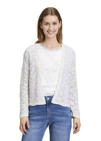 Cartoon Damen Strickjacke "Cartoon Strick-Cardigan mit Struktur", blau, modisch, Gr. 46, Obermaterial: 71% Polyacryl, 20% Baumwolle, 5% Polyester, 4%