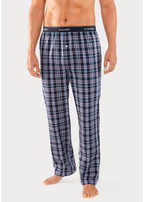 s.Oliver Herren Webhose, Gr. 44, blau, Web, Obermaterial: 100% Baumwolle, kariert, Basic, Hosen, mit Markenlogo im Bund