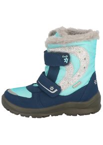 Lurchi Kinder Winterstiefel "Kadira-SYMPATEX Blinkschuh", Gr. 28, blau, Lederimitat, Textil, Glitzer, modisch, Schuhe, Winterboots mit Glitzerbesatz,