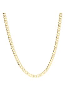 Luigi Merano Damen Panzerkette "glanz, Gold 585", 45cm, Gelbgold 585, gold, Gelbgold 585, Halsketten
