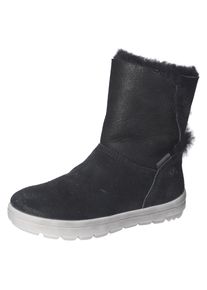 Ricosta Kinder Winterboots "Nanuk WMS: normal", Gr. 28, schwarz, Leder, casual, Schuhe, Schlupfboot, Snowboots mit Warmfutter