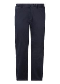 Tommy Hilfiger Big & Tall Herren Chinohose "BT-DENTON CHINO SATIN-B", blau, casual, Gr. 40, TOMMY HILFIGER BIG & TALL, Twill, Obermaterial: 98% Baumwolle, 2% Elasthan, Hosen