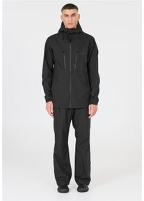 WEATHER REPORT Herren Regenhose "Harbor", schwarz, sportlich, Gr. 4XL, unifarben, 100% Polyester, Hosen, mit 20.000 mm Wassersäule