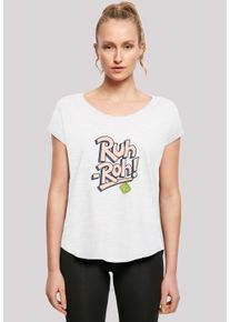 F4NT4STIC Damen T-Shirt "Scooby Doo Ruh-Roh Dog Tag", weiß, casual, Gr. XL, Obermaterial: 100% Baumwolle, Shirts, Damen,Premium