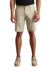 Marc O'Polo MARC O'POLO Herren Shorts "aus leichtem Bio-Baumwoll-Twill", weiß, casual, Gr. 33, unifarben, Obermaterial: 98% Baumwolle, 2% Elasthan, Hosen