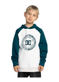 DC Shoes Kinder Hoodie "DC Corpo"snow heather, deep teal, Gr. 12, 55% Baumwolle, 25% Baumwolle, 20% Polyester, Sweatshirts