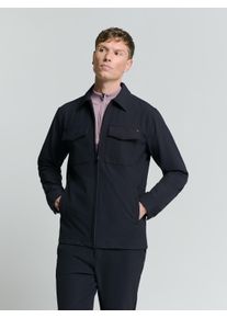 NO EXCESS Herren Langarmhemd "NO EXCESS Sedoc overshirt", blau, casual, Gr. XXL, 88% Polyamid, 12% Elasthan, Hemden