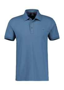Lerros Herren Poloshirt "Lerros Herren Poloshirt in gewaschener Optik", blau, Gr. M, 100% Baumwolle, Shirts