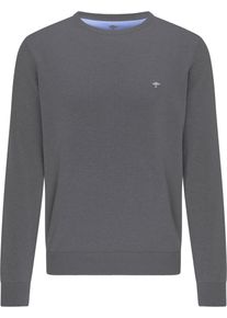 Fynch-Hatton Herren Strickpullover "Fynch-Hatton Langarmpullover", grau, casual, Gr. XL, unifarben, Strick, Obermaterial: 100% Baumwolle, Pullover,