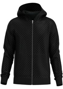 JOOP! JOOP Herren Kapuzensweatjacke "Leisure", Gr. XL, schwarz, Steppware, Obermaterial: 95% Baumwolle, 4% Elasthan, 1% sonstige Fasern, unifarben,