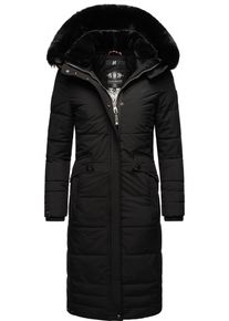 Navahoo Damen Wintermantel "Fahmiyaa", schwarz, modisch, Gr. XXL, Oberstoff: 100% Polyester, Futter: 100% Polyester, Wattierung: 100% Polyester,