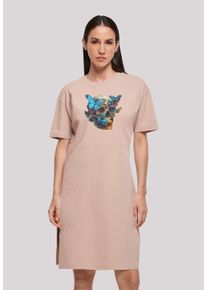 F4NT4STIC Damen Shirtkleid "Skull", rosa, casual, Gr. M, Obermaterial: 100% Baumwolle, Kleider, Print