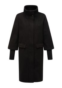 Navahoo Damen Langmantel "Polarblüte 14", schwarz, modisch, Gr. XXXL, Oberstoff: 90% Polyacryl, 10% Viskose, Innenfutter: 100% Polyester,