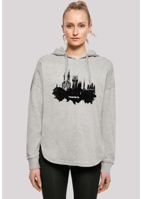 F4NT4STIC Damen Kapuzenpullover "Cities Collection - Munich skyline", grau, casual, Gr. XS, Obermaterial: 100% Baumwolle, Pullover, Print