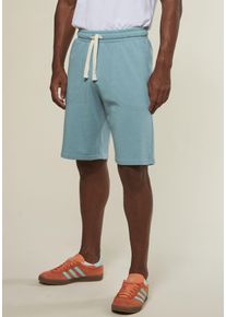 Kangaroos Herren Sweatshorts, grün, sportlich, Gr. S, unifarben, angeraute Sweatware, Obermaterial: 60% Baumwolle, 40% Polyester, Hosen, seitliche