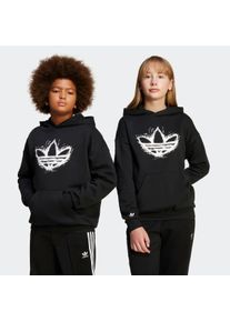 Kinder Kapuzensweatshirt "LOOSE HOODIE", schwarz, sportlich, Gr. 128, adidas originals, Obermaterial: 70% Baumwolle, 30% Polyester, Sweatshirts