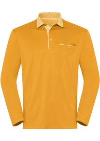 Hajo Herren Langarmshirt "Langarm-Shirt", gelb, Gr. 44, unifarben, 62% Baumwolle, 38% Polyester, Shirts