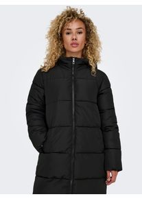 Only Damen Steppmantel "ONLMAGGI LIFE X-LONG PUFFER COAT CC OTW", schwarz, modisch, Gr. S, unifarben, Steppware, Obermaterial: 100% Polyester, Mäntel