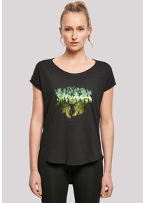 F4NT4STIC Damen T-Shirt "Harry Potter Magical Forest", schwarz, casual, Gr. XS, Obermaterial: 100% Baumwolle, Shirts, Print