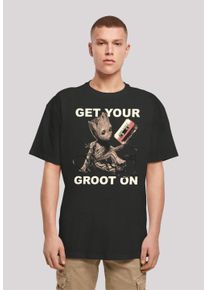 F4NT4STIC Herren T-Shirt "Marvel Guardians of the Galaxy Get your Groot On", schwarz, casual, Gr. XXXL, Obermaterial: 100% Baumwolle, Shirts, Print