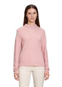 Betty Barclay Damen Strickpullover "Betty Barclay Basic-Strickpullover mit Rippenstruktur", rosa, casual, Gr. 36, Strick, Obermaterial: 50% Viskose,