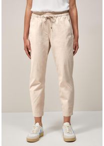 Cecil Damen Jogger Pants, beige, casual, Gr. XXXL, unifarben, Web, 97% Baumwolle, 3% Elasthan , Hosen, Middle Waist