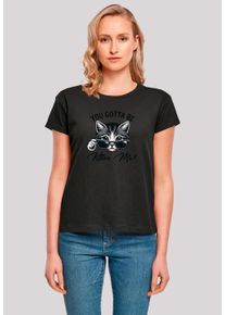 F4NT4STIC Damen T-Shirt "Kätzchen You Gotta Be Kitten Me", schwarz, casual, Gr. S, Obermaterial: 100% Baumwolle, Shirts, Premium Qualität