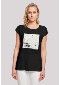 F4NT4STIC Damen T-Shirt "SELF CARE SHORT SLEEVE TEE", schwarz, casual, Gr. XL, Obermaterial: 100% Baumwolle, Shirts, Print