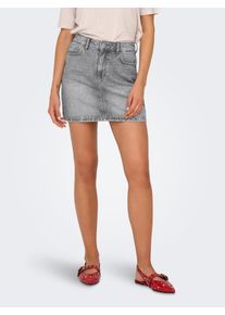 Only Damen Jeansrock "ONLSTELLA SHORT SKIRT DNM AZG NOOS", blau, modisch, Gr. XS, unifarben, Denim/Jeans, Obermaterial: 100% Baumwolle, Röcke