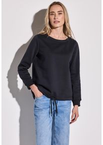 Street One Damen Sweatshirt, lila, casual, Gr. 46, unifarben, Sweatware, 60% Baumwolle, 40% Polyester, Sweatshirts, im soften Baumwoll-Mix