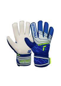 Reusch Kinder Torwarthandschuhe "Attrakt Solid Junior", grau, sportlich, Gr. 6, 29% Polyester, 5% Polyurethan, 1% Baumwolle, Handschuhe, für alle