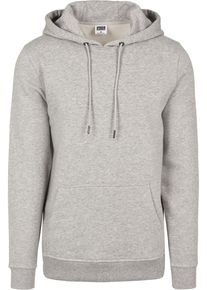Urban Classics Herren Sweatshirt "Urban Classics Herren Basic Sweat Hoody", grau, Gr. M, unifarben, 63% Baumwolle, 37% Polyester, Sweatshirts