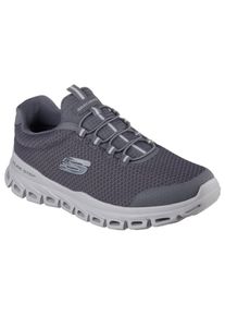 Skechers Herren Slip-On Sneaker "GLIDE-STEP", Gr. 44, grau, Textil, sportlich, Schuhe, Trekkingschuh, Freizeitschuh, Sneaker zum Schlupfen