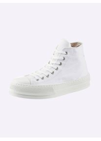 Heine Damen Sneaker, Gr. 38, weiß, Textil, modisch, Schuhe
