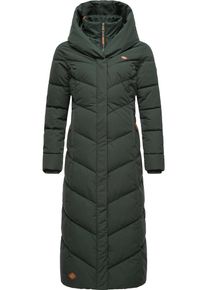 Ragwear Damen Steppmantel "Natalka Extralong", grün, modisch, Gr. XXXL, Außenmaterial: 100% Polyester, Innenfutter: 100% Polyester, Wattierung: 100%