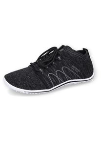 Damen Barfußschuh, Dockers by Gerli, Gr. 37, schwarz, Textil, sportlich, Schuhe, Sneaker, Schnürschuh mit Wechselfußbett