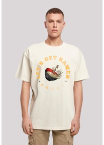 F4NT4STIC Herren T-Shirt "Lets get Ramen", beige, casual, Gr. L, Obermaterial: 100% Baumwolle, Shirts, Print