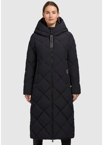 Khujo Damen Steppmantel "ELOW", blau, modisch, Gr. XXL, unifarben, Web, Steppware, Obermaterial: 100% Polyester. Futter: 100% Polyester. Wattierung: