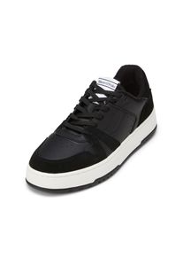 Marc O'Polo MARC O'POLO Herren Sneaker "mit robuster Gummisohle", Gr. 43, schwarz, Obermaterial: 100% Leder (Rind), unifarben, casual, Schuhe