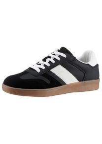 ANISTON SHOES Damen Sneaker, Gr. 39, schwarz-weiß, Lederimitat, modisch, Schuhe, Freizeitschuh, Halbschuh, Schnürschuh - NEUE KOLLEKTION