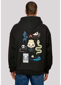 F4NT4STIC Herren Kapuzenpullover "Phantastische Tierwesen 2 Chibi Grindelwald", schwarz, casual, Gr. XXL, Obermaterial: 100% Baumwolle, Pullover,