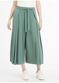 Ragwear Damen Culotte "ROZALIA", grün, casual, Gr. XL, unifarben, Web, Obermaterial: 48% Viskose, 47% Polyester, 5% Elasthan, Hosen