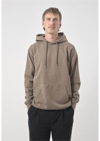 Cleptomanicx Herren Kapuzensweatshirt "Ligull", braun, casual, Gr. M, meliert, 100% Baumwolle, Sweatshirts, mit lockerem Schnitt