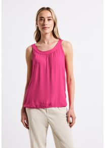 Street One Damen Trägertop, pink, casual, Gr. 42, unifarben, Stoff, 95% Viskose, 5% Elasthan, Tops, mit Elastiksaum