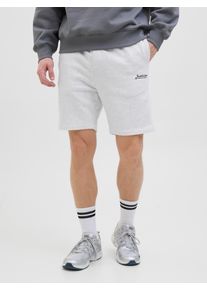 Jack & Jones JACK & JONES Herren Sweatshorts "JPSTGORDON BEAU SWEAT SHORTS LNG", grau, modisch, Gr. XS, meliert, Web, Obermaterial: 80% Baumwolle, 20% Polyester,