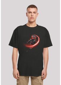 F4NT4STIC Herren T-Shirt "DC Comics Aquaman Black Manta Flash", schwarz, casual, Gr. 4XL, Obermaterial: 100% Baumwolle, Shirts, Print