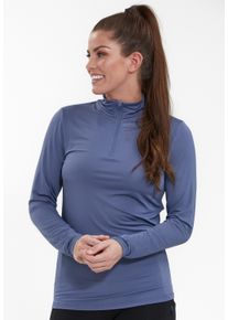 Endurance Herren Funktionsshirt "Jaelyn", blau, sportlich, Gr. 46, unifarben, 100% Polyester, Shirts, mit praktischen Reflektoren