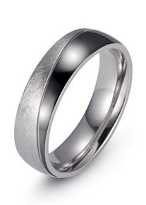 Firetti Trauring "Schmuck Geschenk "LIEBE" mit Vertiefung, ca. 7,0mm breit", 54, Edelstahl, 7mm, schwarz, Edelstahl, Fingerringe
