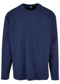 Urban Classics Herren Longsleeve "Urban Classics Herren Ultra Heavy Oversized Longsleeve", blau, klassisch, Gr. L, unifarben, 100% Baumwolle, Shirts