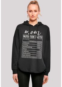 F4NT4STIC Damen Kapuzenpullover "Muttertag Mama Nährwerte Lustig weiss", schwarz, casual, Gr. S, Obermaterial: 100% Baumwolle, Pullover, Premium